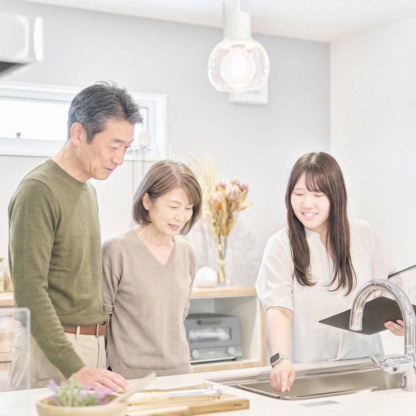 モデルルームや体験館でわかる<br>住まいづくり